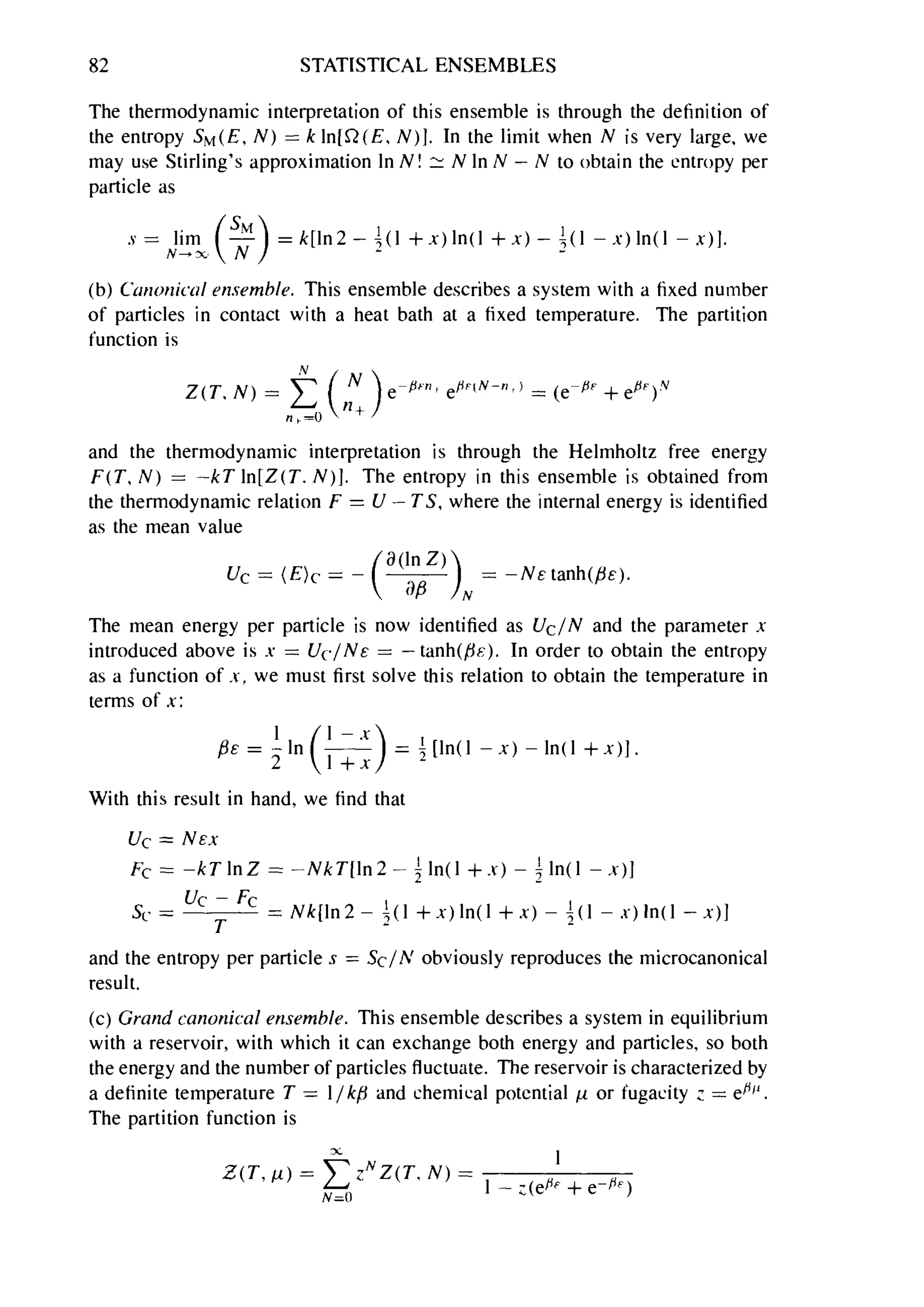 Problems on stat phys