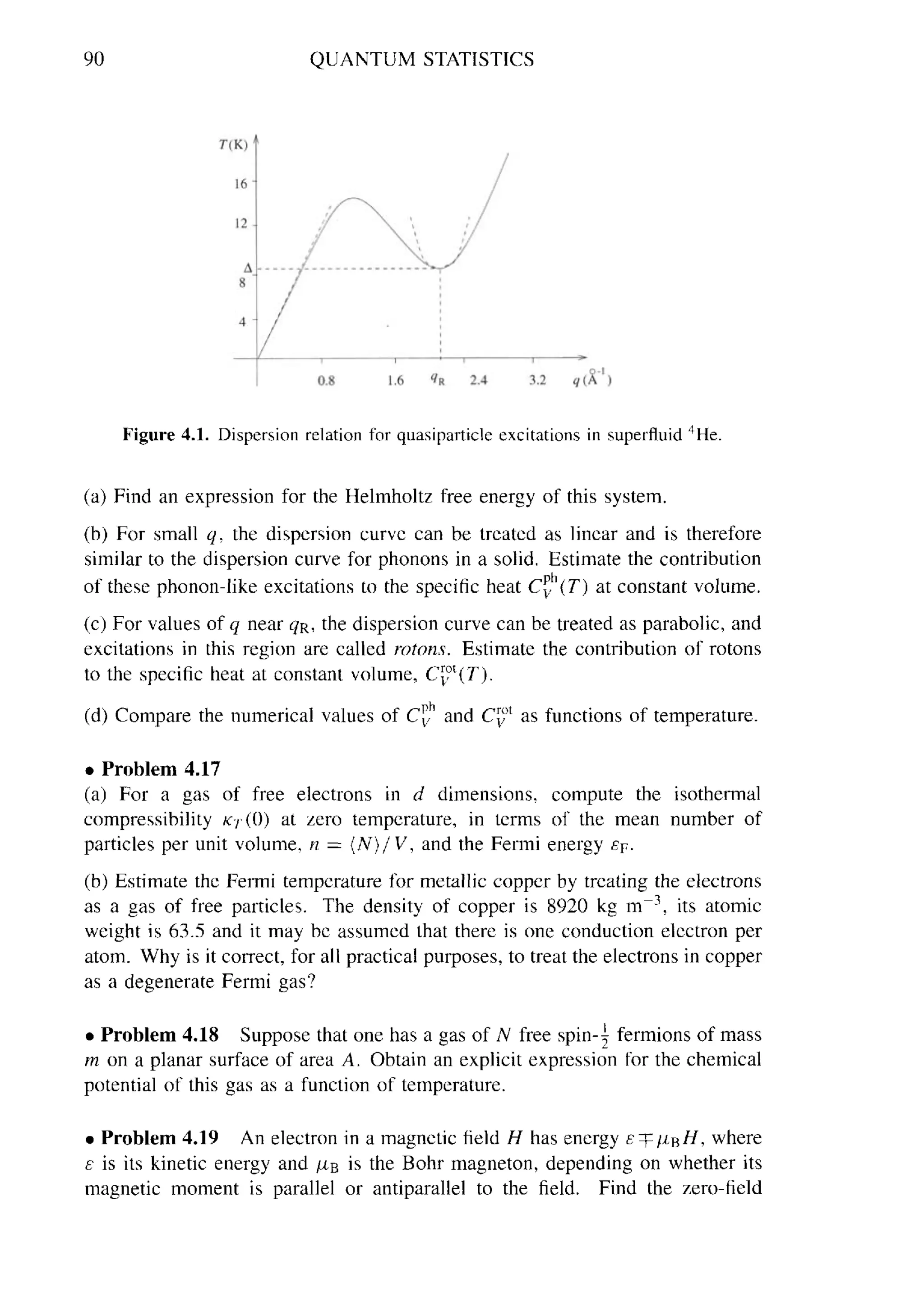 Problems on stat phys