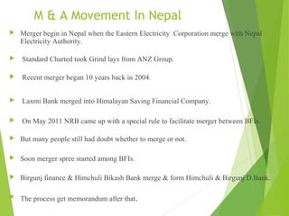 Problems & prospects of merger and acquisition In Nepal | PPT