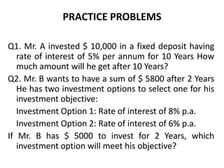 Financial Management Problem Example Problems and solutions in financial management step by step approach | PPTX