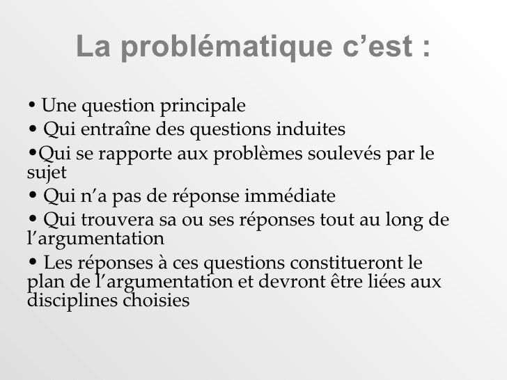 Problématique