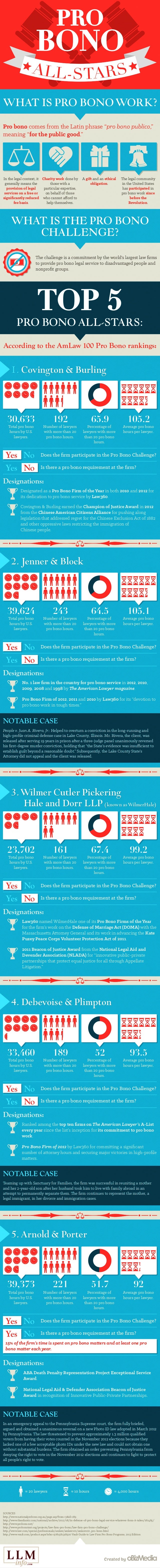 Pro Bono All Stars Infographic