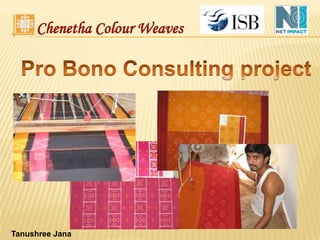 Pro Bono Consulting project Tanushree Jana 