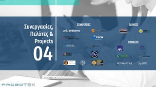 ΣΥΝΕΡΓΑΣΙΕΣ ΠΕΛΑΤΕΣ
PROJECTS
ΜΟΥΧΑΛΗΣ Α.Ε. 2η ΔΥΠΕ
 