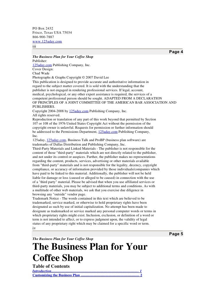 2005 business plan premier pro