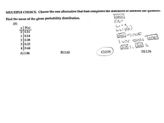 Prob Stats Study Final