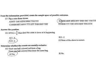 Prob Stats Study Final