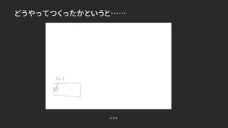 どうやってつくったかというと……
。。。
 