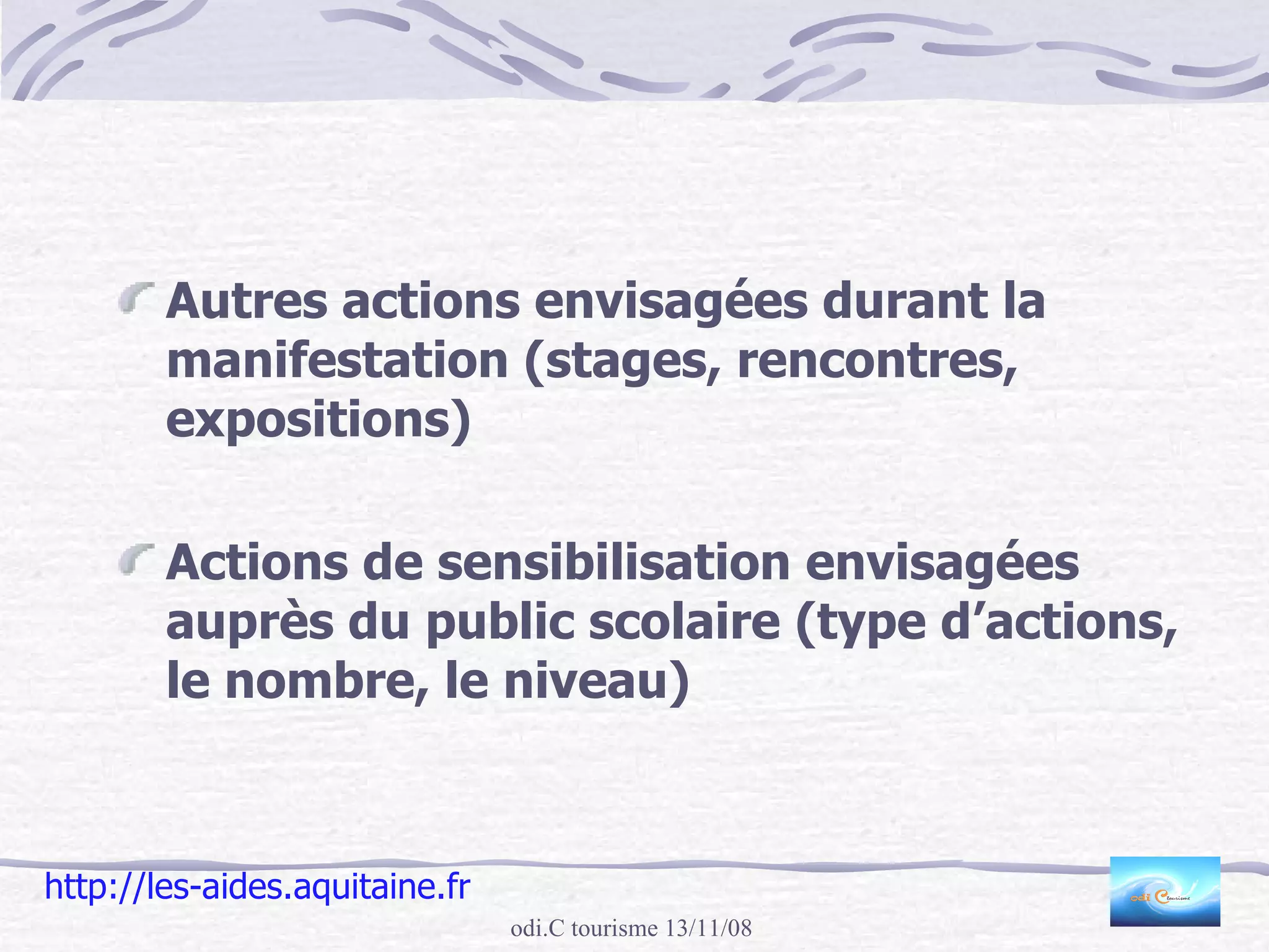 ProcéDer à Un Montage BudgéTaire 13 Novembre 2008