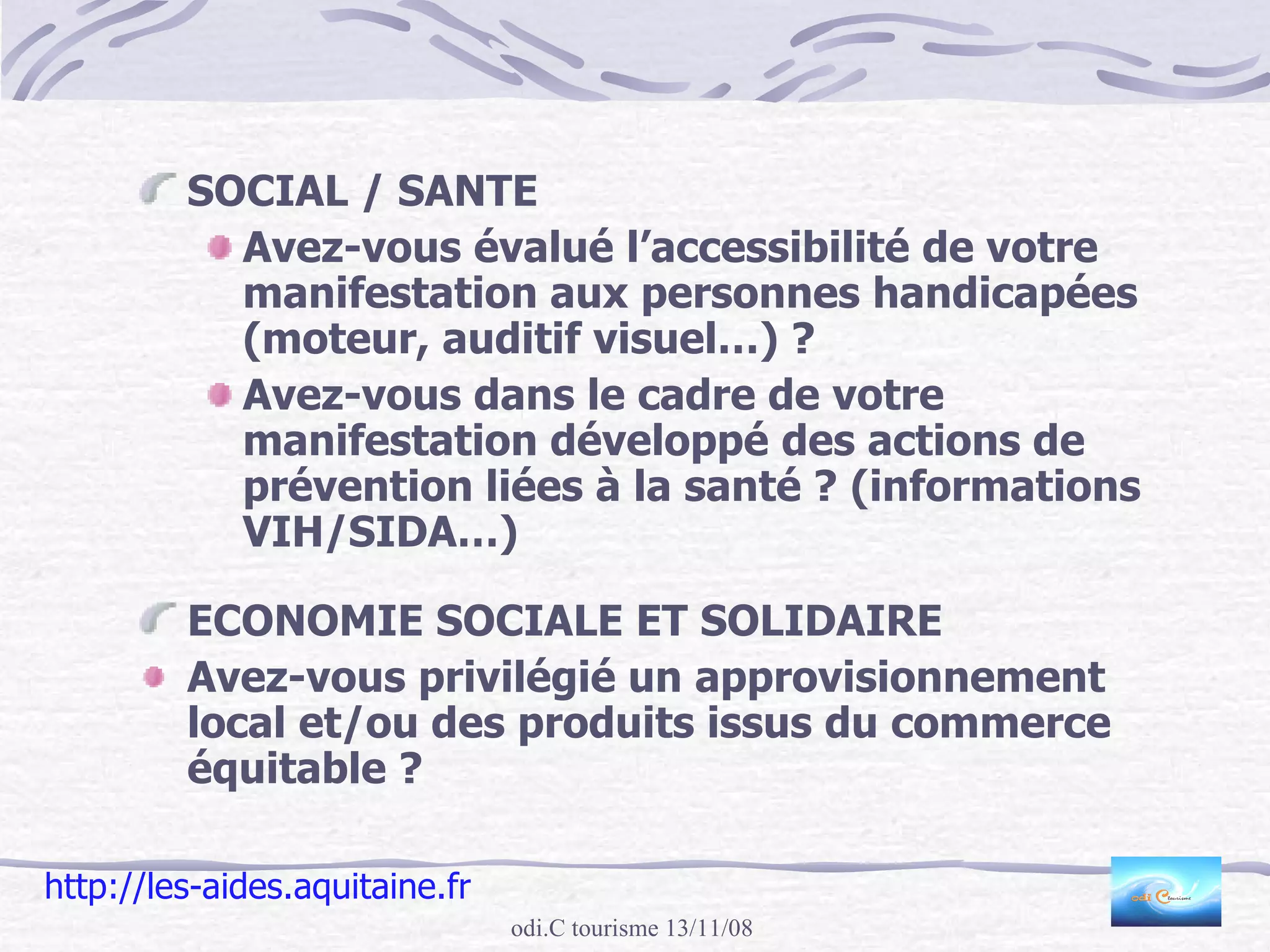 ProcéDer à Un Montage BudgéTaire 13 Novembre 2008