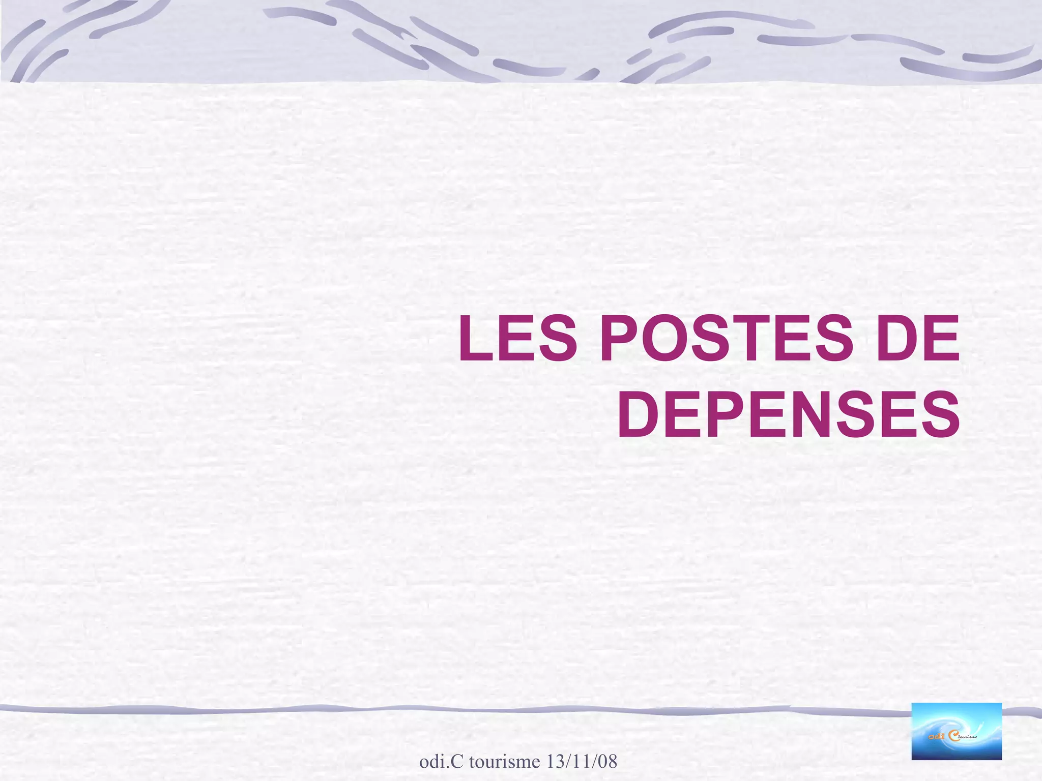 ProcéDer à Un Montage BudgéTaire 13 Novembre 2008