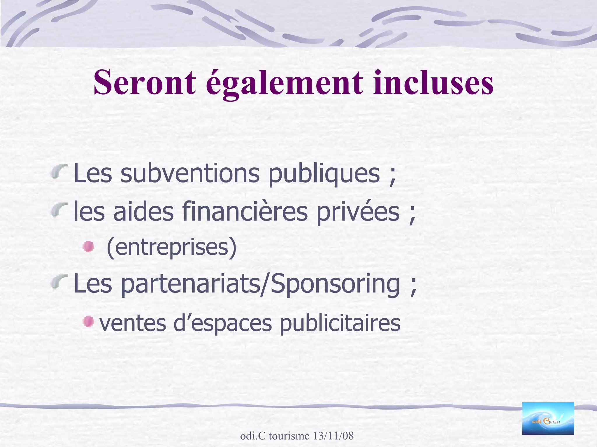 ProcéDer à Un Montage BudgéTaire 13 Novembre 2008