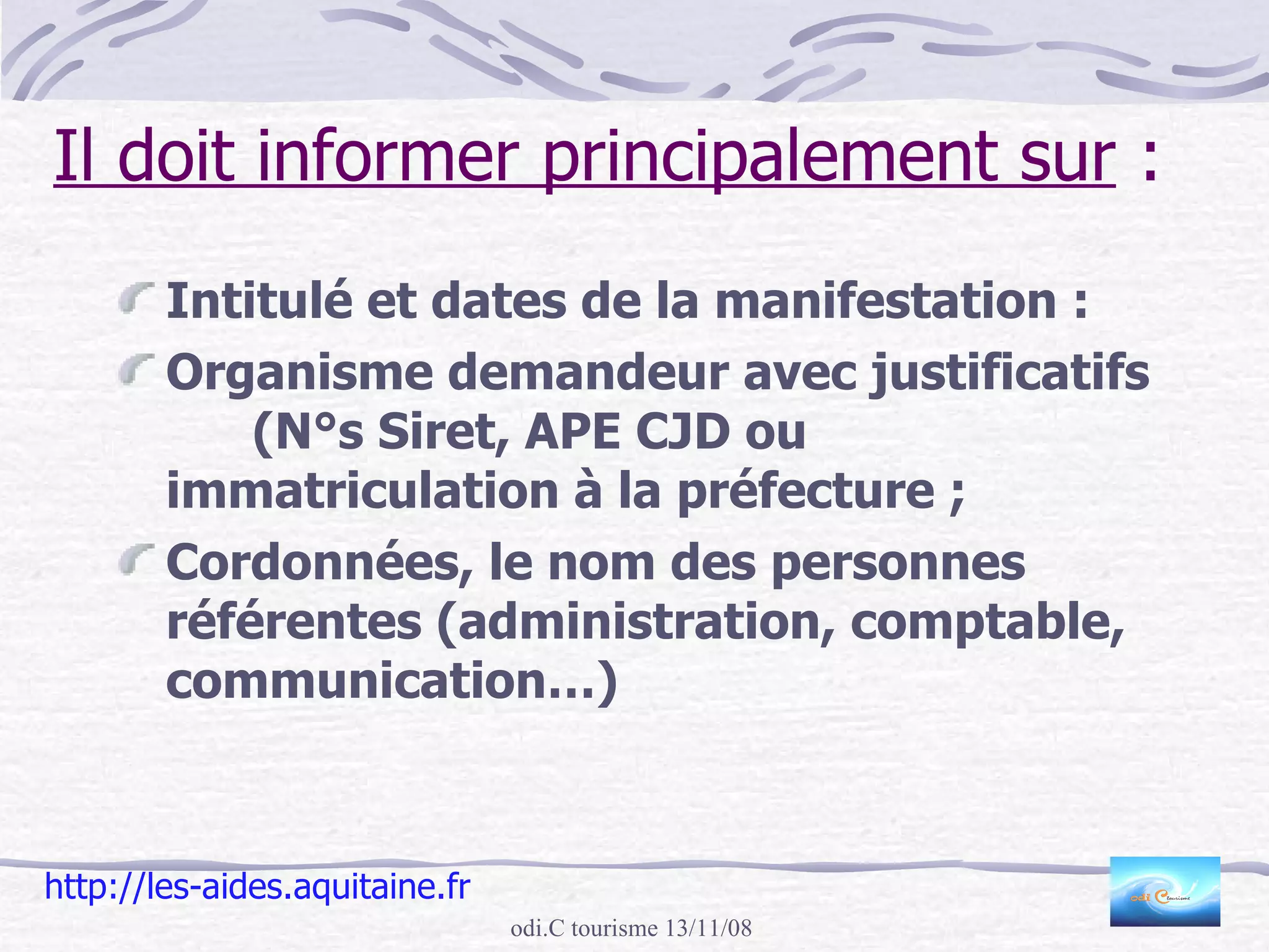 ProcéDer à Un Montage BudgéTaire 13 Novembre 2008