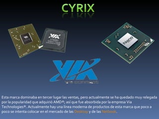 Esta marca dominaba en tercer lugar las ventas, pero actualmente se ha quedado muy relegada por la popularidad que adquirió AMD®; así que fue absorbida por la empresa Via Technologies®. Actualmente hay una línea moderna de productos de esta marca que poco a poco se intenta colocar en el mercado de las  Desktop  y de las  Netbook . 