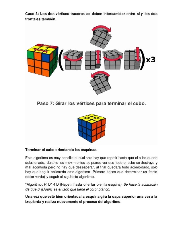 4 pasos para armar el cubo rubik 4 pasos para armar el cubo rubik