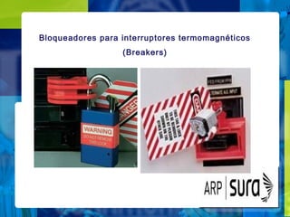Bloqueadores para interruptores termomagnéticos
(Breakers)
 