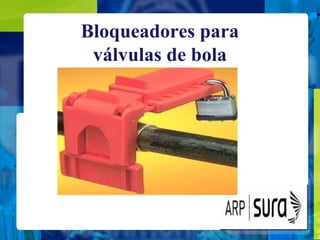 Bloqueadores para
válvulas de bola
 