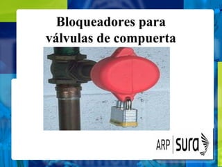 Bloqueadores para
válvulas de compuerta
 