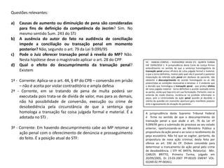 Infrações em que o acusado possui Foro por Prerrogativa de Função ( Lei 8.038/90) 