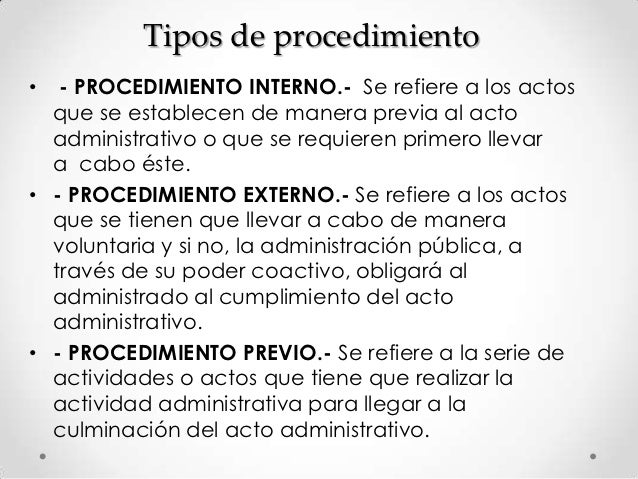 Resumen de la ley de procedimiento administrativo Resumen de la ley de procedimiento administrativo