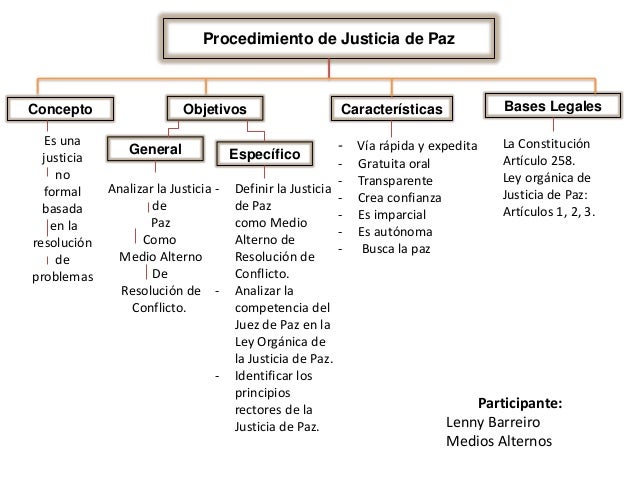 Justicia De Paz Definición Y Características