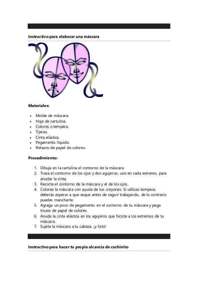 instructivo para hacer un juguete