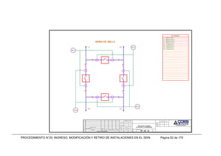 PROCEDIMIENTO N°20: INGRESO, MODIFICACIÓN Y RETIRO DE INSTALACIONES EN EL SEIN Página 62 de 170
 