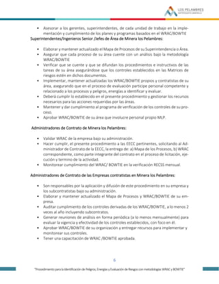 Wrac Example Procedimiento para la Identificación de Peligros Energias y Evaluación ...