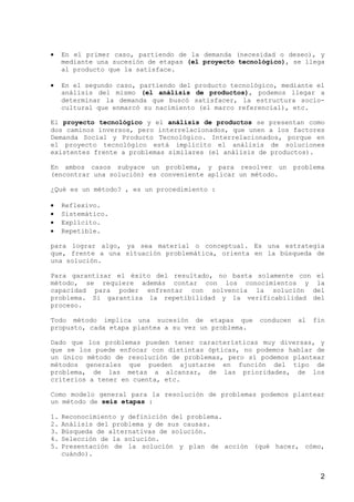 Procedimientos de la Tecnología