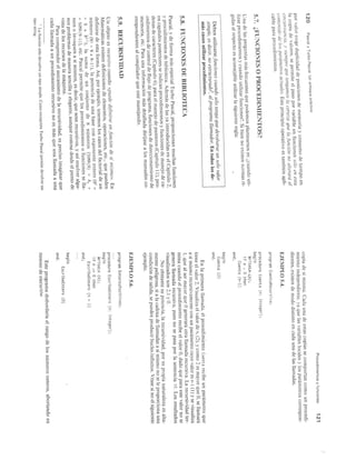 Procedimientos funciones