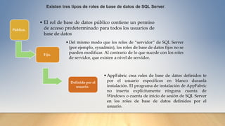 ADMINISTRACIÓN DE LA SEGURIDAD EN SQL SERVER | PPTX