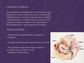 Procesos infecciosos agudos de órganos genitales internos. FECHA DE LA TOMA Con ciclos regulares entre los 23 y 26  del ciclo.