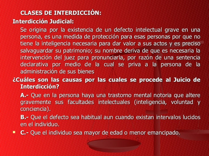 Procedimientos especiales