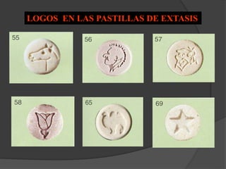 LOGOS EN LAS PASTILLAS DE EXTASIS
 