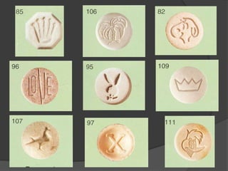 Procedimientos y tipos de drogas causas efectos