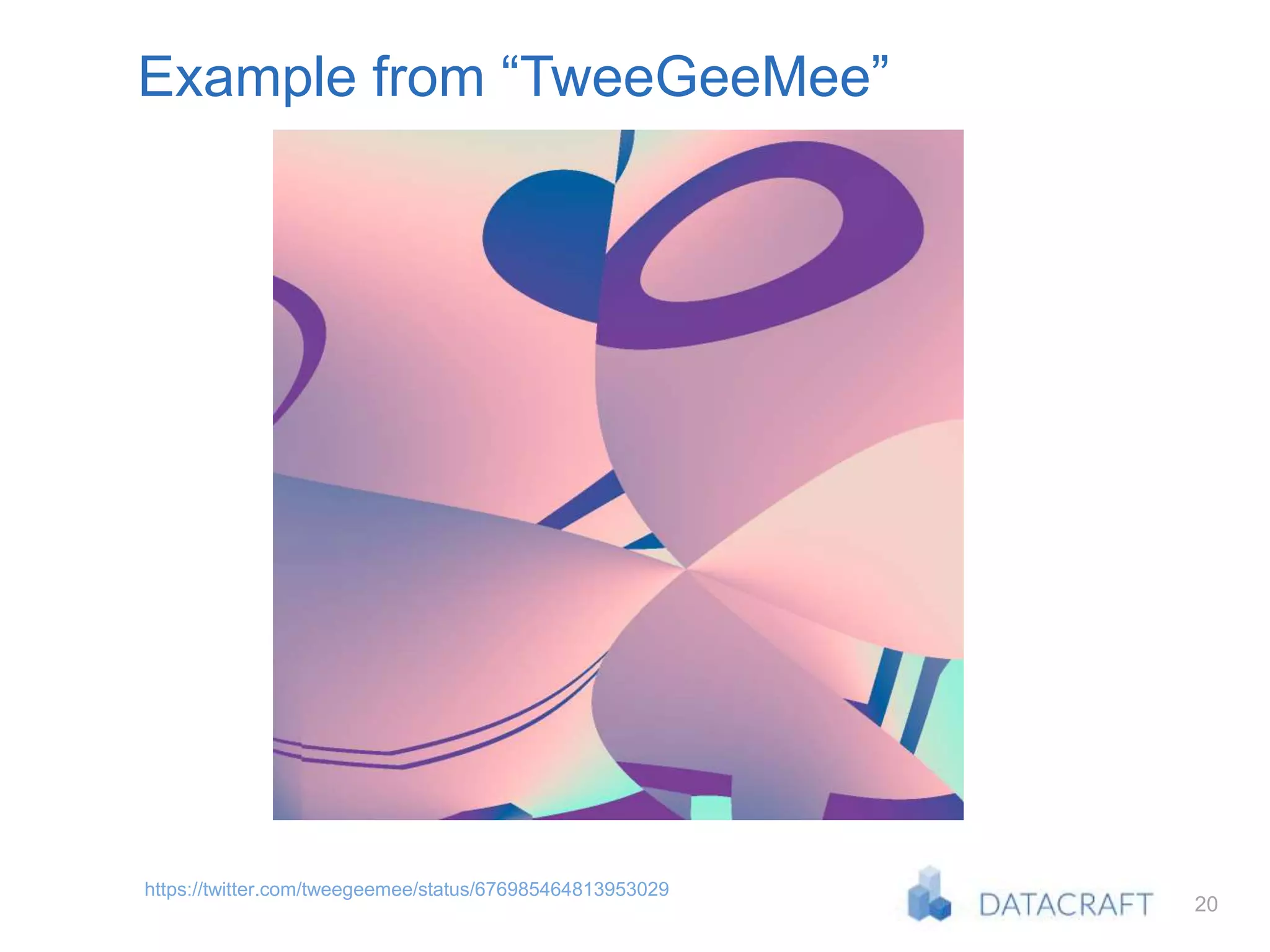 20
Example from “TweeGeeMee”
https://twitter.com/tweegeemee/status/676985464813953029
 