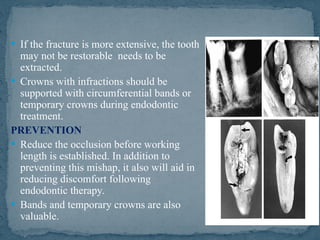 Infraction Tooth procedural errors diagnosis and treatment | PPT