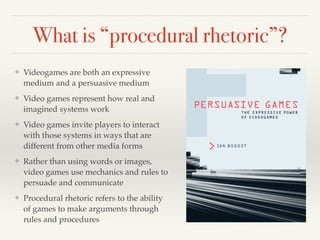 Procedural Rhetoric | PDF
