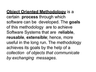 Procedure oriented programming | PPT