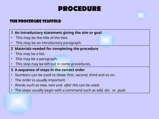 Comprehensive Guide to Writing Effective Procedure Texts with Examples ...