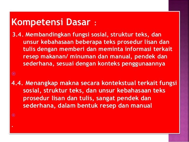 Procedure Text Kelas 9 Smp By Eka Kurniawati