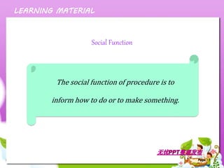 Procedure2 | PPTX | Cooking | Food & Drink