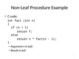 computer organization subject Procedure Calling.pptx