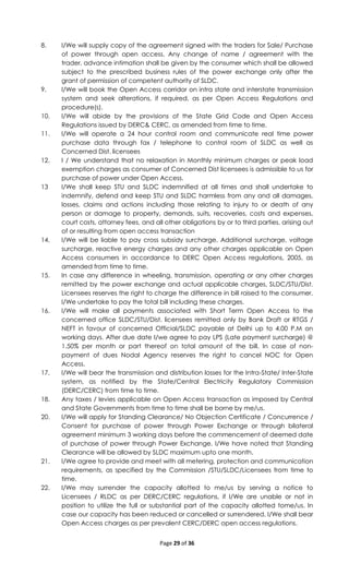 Procedure for implementation of short term open access (stoa) | PDF