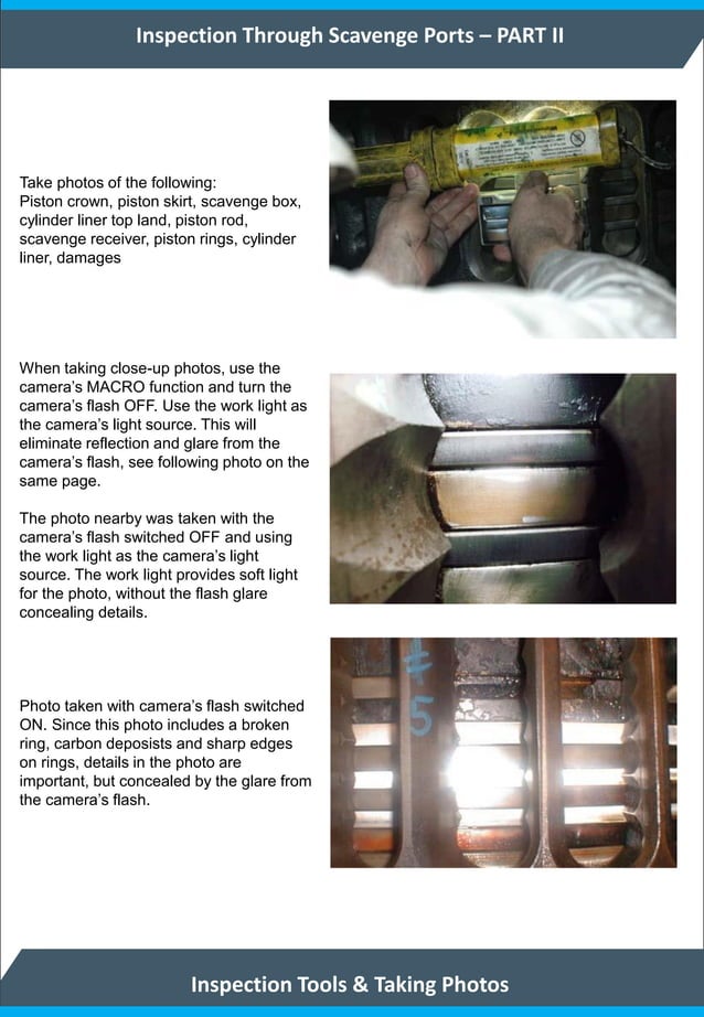 Procedure for Inspection Pistons and Cylinder Liners | PDF