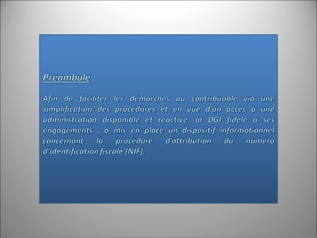 Procedure D Immatriculation Nif En Algerie Fiscalite Procedure D Immatriculation Nif En Algerie Fiscalite