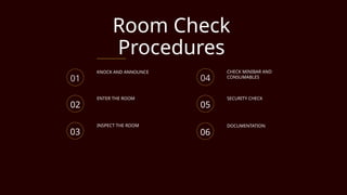 PROCEDURE IN CONDUCTING ROOM CHECK, TURN DOWN AND MAKE-UP BEDS.pptx