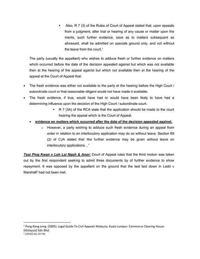 Procedure of appeal from high court to court of appeal