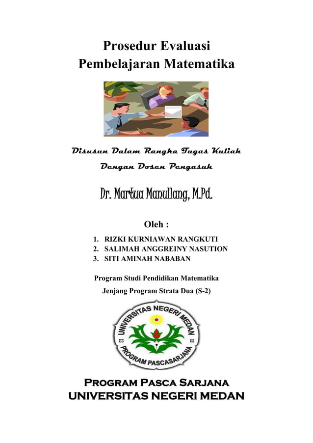 Prosedur Evaluasi Pembelajaran Matematika