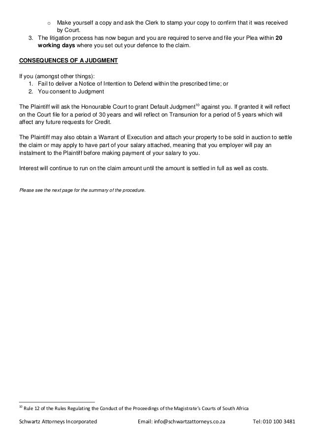 RECEIVED A SUMMONS WHAT NOW?